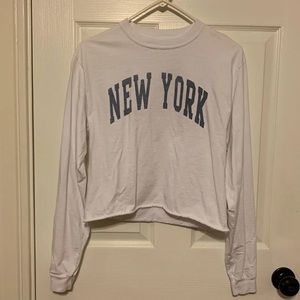 Brandy Melville John Galt Cropped New York Top